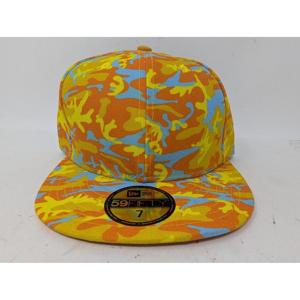 Andy‎ Warhol New Era 59FIFTY Hat Cap Fitted Mens 7 Camo Multicolor Pop Art Print